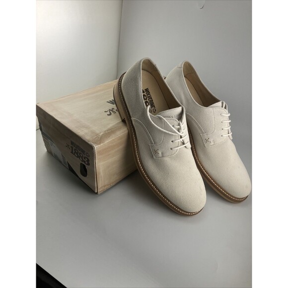 WOLVERINE 1883 Henrik Plain Toe Oxford Cream Men\'s Shoes Size 9.5 US W08623 main image 5